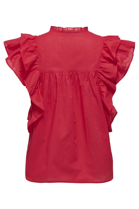Only onlsunny life capsl frill top wvn n